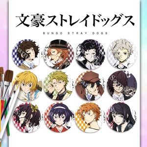 [HANDMADE] Bungo Stray Dogs Buttons